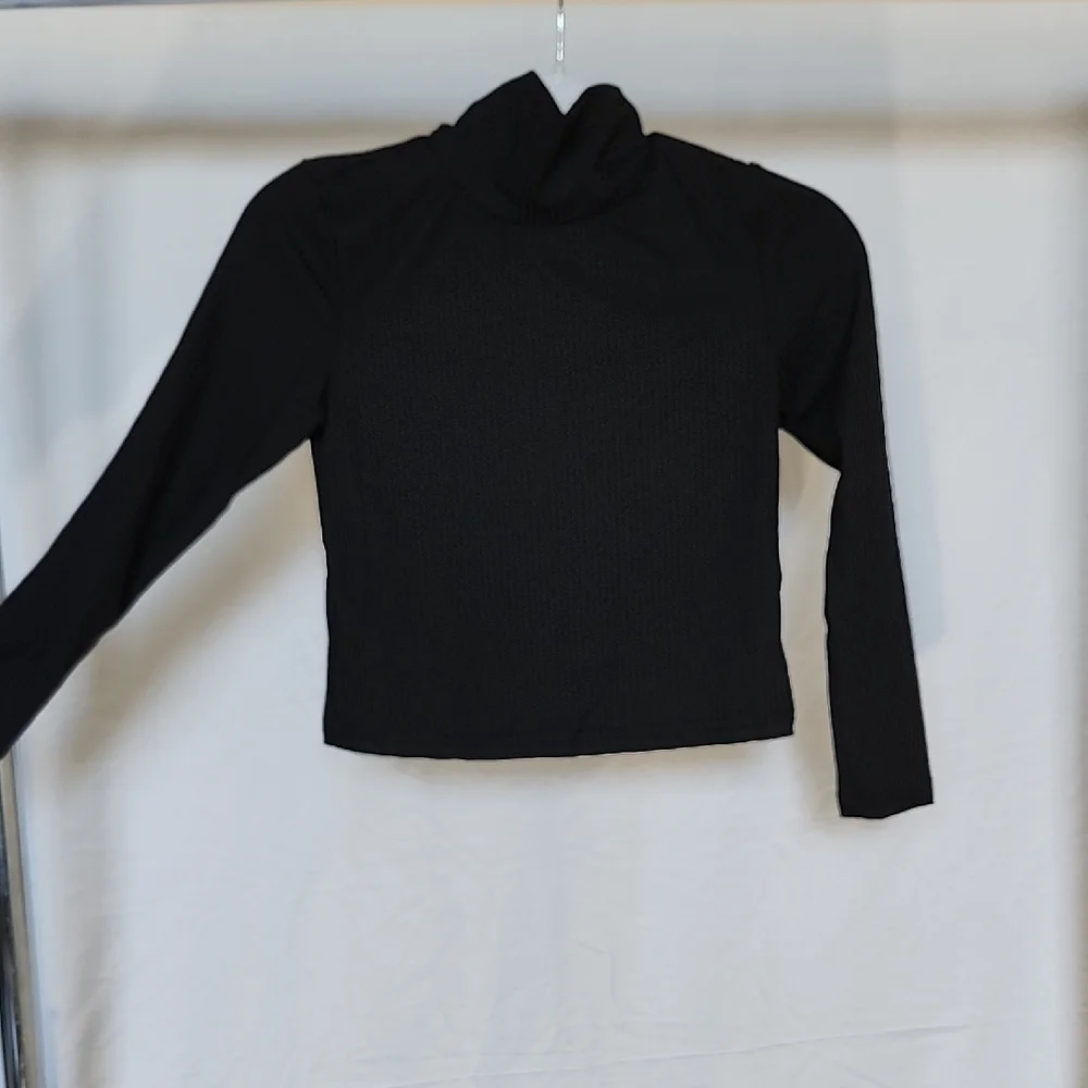 SHEIN Classic Black Turtleneck and Leggings Set - Picture 3 of 6
